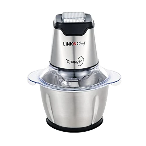 Food Chopper, 5 Cup Food Processor Mini Electric, 250W Meat Grinder With 4 Bi-Level Blades, Small Stainless Steel Mincer For Kitchen, Vegetable, Onion, Garlic, Salad, Baby Food, Fruit, Nuts 3 Food Chopper, 5 Cup Food Processor Mini Electric, 250W Meat Grinder With 4 Bi-Level Blades, Small Stainless Steel Mincer For Kitchen, Vegetable, Onion, Garlic, Salad, Baby Food, Fruit, Nuts