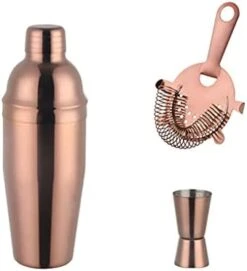 TWDYC 3PCS Stainless Steel Rainbow Boston Cocktail Set 750ml Cocktail Shaker Set With Strainer Measure Cup Bartender Kit Bar Tool Set (Color : D) -Wilton Shop 31xHsSi3OtS. AC