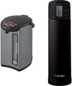 CD-WCC30 Micom Water Boiler & Warmer, Silver & NS-RPC10HM Rice Cooker And Warmer, 5.5-Cup (Uncooked), Metallic Gray -Wilton Shop 31xhQwjh45L. AC