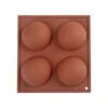 Ball Mould Cups Cookie Sphere Half Mold Silicone Muffin 4 Baking Chocolate Cake Cake Mould Set With Pans (Brown, One Size) 1 Ball Mould Cups Cookie Sphere Half Mold Silicone Muffin 4 Baking Chocolate Cake Cake Mould Set With Pans (Brown, One Size) -Wilton Shop 31xvElZVziL