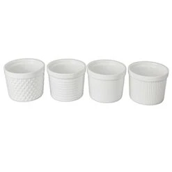 Ramekin Set Of 4 - 12 Oz - Textured