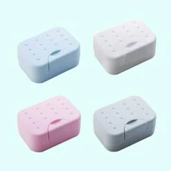 Travel Soap Container Shower Soap Storage Box Soap Bath Storage Box Waterproof Soap Case Bath Accessories -Wilton Shop 31y4ra7k9OL