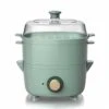 Lectric Food Steamer For Cooking, One Touch Vegetable Steamer, Multifunctional Steamer, Timed Steaming For 60 Minutes, Cozy Greenish, 1500W -Wilton Shop 31yBwby45bL