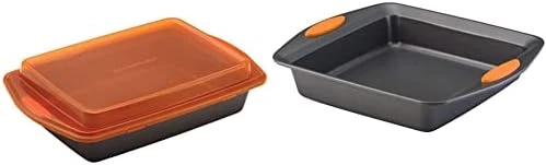 Nonstick Bakeware, Rectangle - 9 Inch X 13 Inch, Gray & Yum -o Nonstick Bakeware 12-Cup Muffin Tin With Grips / Nonstick 12-Cup Cupcake Tin With Grips - 12 Cup, Gray 9 Nonstick Bakeware, Rectangle - 9 Inch X 13 Inch, Gray & Yum -o Nonstick Bakeware 12-Cup Muffin Tin With Grips / Nonstick 12-Cup Cupcake Tin With Grips - 12 Cup, Gray - Image 7