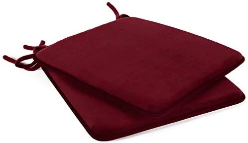 Dining Chair Pads,2 Pack Non Slip Memory Foam Kitchen Chair Cushions Pads With Ties And Gripper Backing (16" Square,Velvet Black) 12 Dining Chair Pads,2 Pack Non Slip Memory Foam Kitchen Chair Cushions Pads With Ties And Gripper Backing (16" Square,Velvet Black) - Image 10