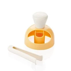GENERIC DIY Donut Mold Creative Plastic Round Cookie Cutter Maker Mold With Dipping Plier 3 Inch Non-Stick Round Doughnut Bread Mold Baking Tool