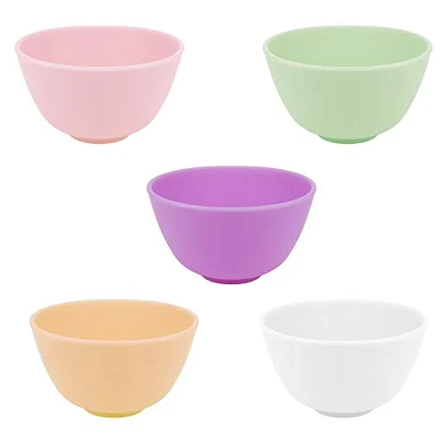 BILLIOTEAM 10 PCS Multi Colorful Silicone Mixing Bowl,Reusable Prep And Serve Bowls Condiment Bowls Facial Mask Bowl For Skincare,DIY Craft,Resin,Acrylic Painting 4 BILLIOTEAM 10 PCS Multi Colorful Silicone Mixing Bowl,Reusable Prep And Serve Bowls Condiment Bowls Facial Mask Bowl For Skincare,DIY Craft,Resin,Acrylic Painting - Image 2