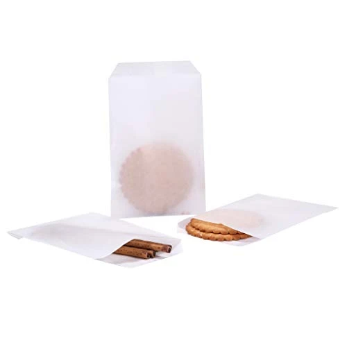 Flat Glassine Waxed Paper Treat Bags 4x6 Semi-Transparent For Bakery Cookies Candies Dessert Chocolate Party Favor, Pack Of 100 By Quotidian (4'' X 6'') 5 Flat Glassine Waxed Paper Treat Bags 4x6 Semi-Transparent For Bakery Cookies Candies Dessert Chocolate Party Favor, Pack Of 100 By Quotidian (4'' X 6'') - Image 3