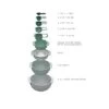 Joseph Joseph Nest 9 Nesting Bowls Set With Mixing Bowls Measuring Cups Sieve Colander, 9-Piece, Editions (Sage)