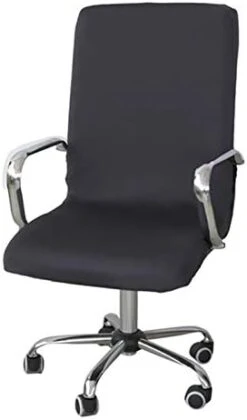 Seiyue Slipcovers Cloth Chair Pads Removable Cover Stretch Cushion Resilient Fabric Office Desk Chair Cover (Only Cover,No Chair) -Wilton Shop 31zTkRV9XeL. AC