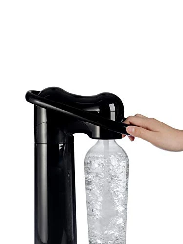 Sparkling Water And Soda Maker Seltzer Fizzy Drink Maker With 1L Re-usable BPA-free Carbonating Bottle(Without CO2 Cylinder) - Black 6 Sparkling Water And Soda Maker Seltzer Fizzy Drink Maker With 1L Re-usable BPA-free Carbonating Bottle(Without CO2 Cylinder) - Black - Image 4