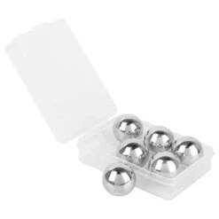 Wine Chillers Metal Ice Cube,6PCS Stainless Steel Whiskey Stones, Reusable Whiskey Rocks Beverage Chilling Stones For Scotch And Bourbon, Drinking Gifts Set For Men Dad Husband