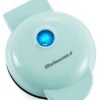 WM015M Electric Nonstick Mini Waffle Maker, Belgian Waffles, Compact Design, Hash Browns, Keto, Snacks, Sandwich, Eggs, Easy To Clean, Mint -Wilton Shop 31zs466bUtL
