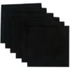 Tmos Green 6 Pack Washed Denim Napkin 19 X 19 Inch Jet Black Color Cotton Dinner Napkins Everyday Use, Wedding, Events, Restaurant, Catering, Special Occasions, Picnic (Jet Black, 6) -Wilton Shop 31zyMCpIzXL