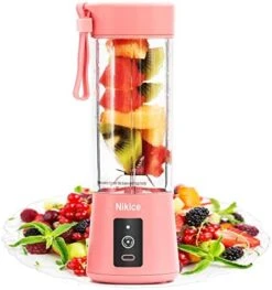 Portable Blender,Personal Size Blender Juicer Cup,Smoothies And Shakes Blender,Handheld Fruit Machine,Blender Mixer Home (blue) -Wilton Shop 41 8p9P9XaL. AC