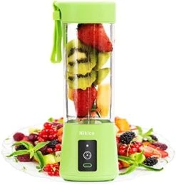 Portable Blender,Personal Size Blender Juicer Cup,Smoothies And Shakes Blender,Handheld Fruit Machine,Blender Mixer Home (blue) -Wilton Shop 41 8yxok5L. AC