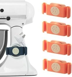 GENERIC Cord Organizer For Appliances, 4 PCS Wrap Holder Keeper, Rotatable Wrapper Kitchen Storage Accessories, Mixer, Coffee Maker And Air Fryer, Orange -Wilton Shop 41 FrSvCZ1L. AC