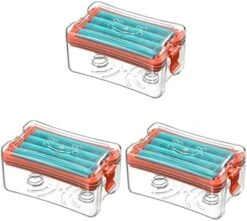 4pcs Soap Box Travel Container Body Wash Container Multitools Soap Box Case Soap Dispenser Soap Dispenser With Roller And Drain Holes Soap Draining Box Travel Soap Container Orange -Wilton Shop 41 P6wlBeVL. AC