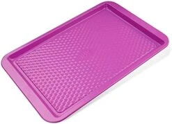 Muffin Tin With Structure, Baking Tray For 12 Muffins, Super Non-Stick Traybake, Coated Cake Tin, Loaf And Muffin Mould, Bakeware, Dimensions: 35.5 X 27 X 3 Cm, Colour: Bright Pink -Wilton Shop 41 uydHAXS. AC