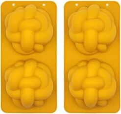 Silicone Challah Braid Bread Mold Bakeware, Small Challettes, Perfect Kosher Challah Braided Baking Mold Pan, No Shaping Required (Single) 10 Silicone Challah Braid Bread Mold Bakeware, Small Challettes, Perfect Kosher Challah Braided Baking Mold Pan, No Shaping Required (Single) -Wilton Shop 4100aeEn2PL. AC