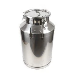 60L Stainless Steel Milk Can Wine Pail Bucket Tote Jug Oil Barrel Tea Canister Jug Pot Liquid Storage Silicone Seal USA STOCK (60L)