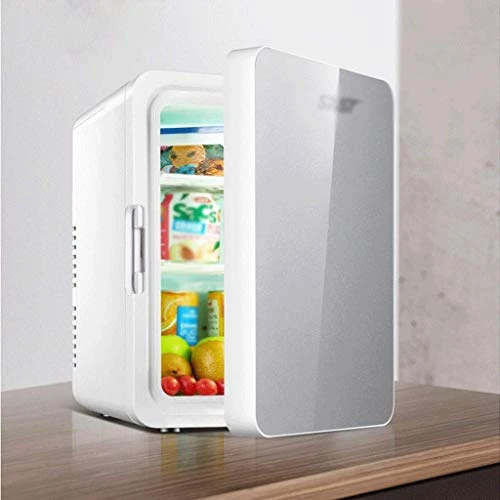 TONPOP Mini Refrigerator Cooler Warmer 12 Liter Compact Fridge Tempered Glass Single Door Small Chiller For Home Office Car 3 TONPOP Mini Refrigerator Cooler Warmer 12 Liter Compact Fridge Tempered Glass Single Door Small Chiller For Home Office Car
