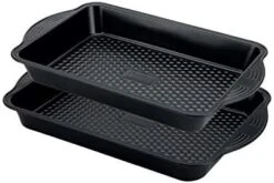 Prestige - Aerolift - Large Oven Tray - Non Stick - Cushion Base - Fridge Freezer And Dishwasher Safe - Carbon Steel - 44.5 X 29 X 5 Cm/10 X 14 Inch -Wilton Shop 410HoyjDYxL. AC