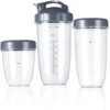 Replacement Cups Kit 18oz Short Cup 24oz Tall Cup 32oz Colossal Cup With Flip-Top To-Go Lid And Stay-Fresh Resealable Lid Compatible With NutriBullet 600w And Pro 900w Blenders -Wilton Shop 410LJQCLrAL