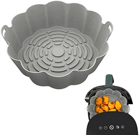 2 Pack Air Fryer Silicone Liners - 7.5 Inch Reusable Food Safe Air Fryer Silicone Pot, Round Air Fryer Basket Easy Cleaning For 3 To 5QT Air Fryer Oven Accessories, Replacement For Paper Liners 9 2 Pack Air Fryer Silicone Liners - 7.5 Inch Reusable Food Safe Air Fryer Silicone Pot, Round Air Fryer Basket Easy Cleaning For 3 To 5QT Air Fryer Oven Accessories, Replacement For Paper Liners - Image 7