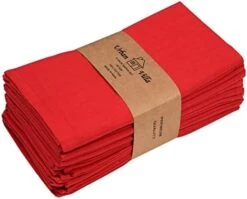 Dinner Napkins White Cloth Napkins Set Of 12 Dinner Napkins 20X20 In Cotton Dinner Napkins Everyday Use Oversized Cloth Napkins With Mitered Corners 1 In Hemmed Dinner Napkins -Wilton Shop 410WjC1sm L. AC