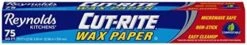 Reynolds® Kitchens Cut-Rite Wax Paper, 75 Square Foot Roll -Wilton Shop 411 YN3CPOL. AC