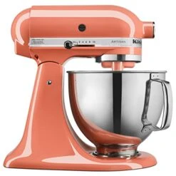 KitchenAid KSM150PSPH Artisan Tilt-Head Stand Mixer With Pouring Shield, 5-Quart, Bird Of Paradise
