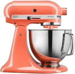 KitchenAid KSM150PSAQ Artisan Series 5-Qt. Stand Mixer With Pouring Shield - Aqua Sky & KSM2FPA Food Processor Attachment, Dicing Kit, Silver -Wilton Shop 4119sAJ0mSL. AC