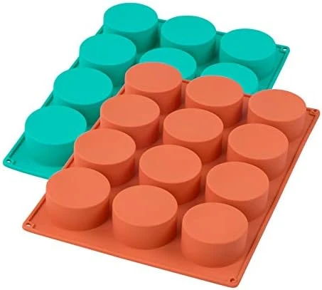 Chocolate Cookie Mold, Silicone Baking Molds For Round Cylinder Candy Jello Cake Chocolate Covered Sandwich Cookies, Handmade Resin Mini Soap, Pack Of 2 8 Chocolate Cookie Mold, Silicone Baking Molds For Round Cylinder Candy Jello Cake Chocolate Covered Sandwich Cookies, Handmade Resin Mini Soap, Pack Of 2 - Image 6