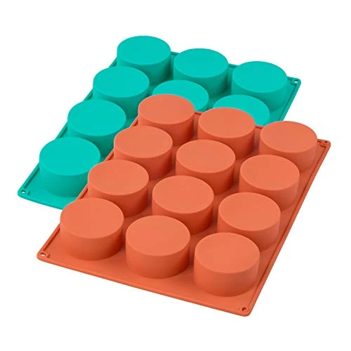 Chocolate Cookie Mold, Silicone Baking Molds For Round Cylinder Candy Jello Cake Chocolate Covered Sandwich Cookies, Handmade Resin Mini Soap, Pack Of 2 3 Chocolate Cookie Mold, Silicone Baking Molds For Round Cylinder Candy Jello Cake Chocolate Covered Sandwich Cookies, Handmade Resin Mini Soap, Pack Of 2