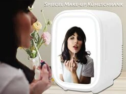 Mini Fridge For Skincare 8 Liter, Portable Cosmetic Fridges With Makeup Mirror, Cool & Hot, AC 110V/ DC 12V, Small Refrigerator For Cosmetics, Food, Bedroom, Car, Office(White - 8L) 11 Mini Fridge For Skincare 8 Liter, Portable Cosmetic Fridges With Makeup Mirror, Cool & Hot, AC 110V/ DC 12V, Small Refrigerator For Cosmetics, Food, Bedroom, Car, Office(White - 8L) -Wilton Shop 411KtLCZnEL