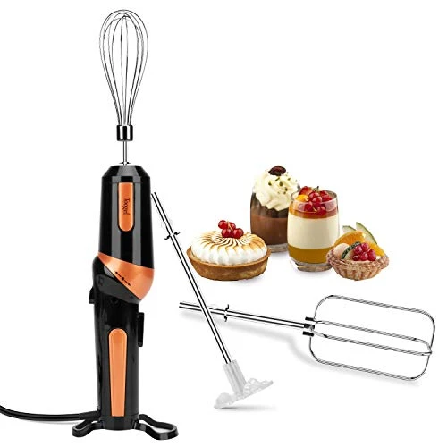 Hand Mixer Electric,Handheld Stick Mixer Egg Beater Set W/AC, Stainless Steel Egg Whisk, BPA-Free Beater, Drink Mixer Attachment, Rotatable Angle Hand Kitchen Mixer For Coffee 3 Hand Mixer Electric,Handheld Stick Mixer Egg Beater Set W/AC, Stainless Steel Egg Whisk, BPA-Free Beater, Drink Mixer Attachment, Rotatable Angle Hand Kitchen Mixer For Coffee