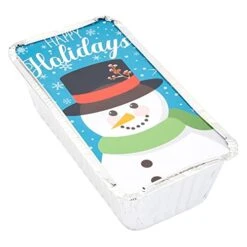 Holiday Loaf Pans With Lids, Aluminum Foil Baking Tins (8.5 X 2.5 X 4.5 In, 50 Pack) -Wilton Shop 411UbBeaVzL