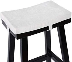 Baibu Set Of 2 Rectangle Bench Stool Cushion, Non-Slip Saddle Stool Seat Cushions Bar Stool Cushion With Machine Washable Cover - 2 Cushions Only (Blue, 18x9.5x1.5in) -Wilton Shop 411VOwh3G0L. AC