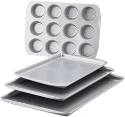 Specialty Bakeware Nonstick Baking Set For Pressure Cooker Or In The Oven, 4 Piece, Gray 17 Specialty Bakeware Nonstick Baking Set For Pressure Cooker Or In The Oven, 4 Piece, Gray -Wilton Shop 411ajLp8ouL. AC