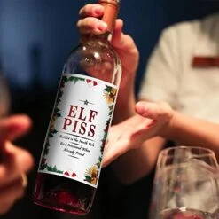 GENERIC Christmas Funny NoveltyLabels, 5pcs Funny Joke Happily Wine DecorationUnique Label R6w1 8 GENERIC Christmas Funny NoveltyLabels, 5pcs Funny Joke Happily Wine DecorationUnique Label R6w1 -Wilton Shop 411eI4h9ufL