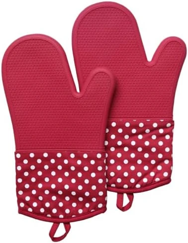 Silicone Oven Mitts, 12-inch Long Flexible Textured Grip Kitchen Mittens, Washable Insulated Oven Mitts Heat Resistant 500°F, Non Slip 2 Piece Oven Mitt Set For Cooking & Baking (Black) 11 Silicone Oven Mitts, 12-inch Long Flexible Textured Grip Kitchen Mittens, Washable Insulated Oven Mitts Heat Resistant 500°F, Non Slip 2 Piece Oven Mitt Set For Cooking & Baking (Black) - Image 9
