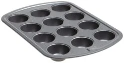 Cook 04032 12 Cup Mini Muffin Pan, Steel, 12 Cup, Mini