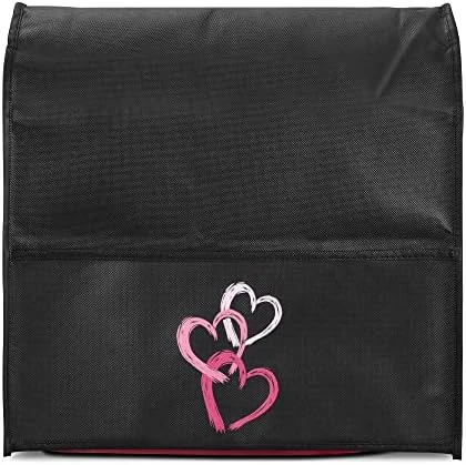 Kwmobile Cover Compatible With KitchenAid 4,3-4,8 Liter - Cover With Design - Brushed Heart Abstract Dusty Pink/Pink/Black 10 Kwmobile Cover Compatible With KitchenAid 4,3-4,8 Liter - Cover With Design - Brushed Heart Abstract Dusty Pink/Pink/Black - Image 8