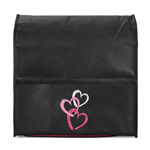 Kwmobile Cover Compatible With KitchenAid 4,3-4,8 Liter - Cover With Design - Brushed Heart Abstract Dusty Pink/Pink/Black 3 Kwmobile Cover Compatible With KitchenAid 4,3-4,8 Liter - Cover With Design - Brushed Heart Abstract Dusty Pink/Pink/Black