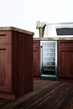 Summit SWC1535BCSS 15 Wine Cooler With 33 Bottle Capacity In Stainless Steel 8 Summit SWC1535BCSS 15 Wine Cooler With 33 Bottle Capacity In Stainless Steel -Wilton Shop 411wJprwjpL