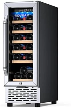 Upgrade Wine Cooler Refrigerator, 15 Inch 32 Bottle, Fast Cooling Low Noise And Frost Free Wine Fridge With Digital Temperature Control, Compressor Wine Cooler For Built-in Or Freestanding 19 Upgrade Wine Cooler Refrigerator, 15 Inch 32 Bottle, Fast Cooling Low Noise And Frost Free Wine Fridge With Digital Temperature Control, Compressor Wine Cooler For Built-in Or Freestanding -Wilton Shop 411zmCnoaPL. AC