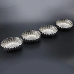 20Pcs Aluminum Alloy Egg Tart Molds Non-stick Ripple Reusable Flower Shape Cupcake Muffin Baking Cup Tartlets Pans For Kitchen 11 20Pcs Aluminum Alloy Egg Tart Molds Non-stick Ripple Reusable Flower Shape Cupcake Muffin Baking Cup Tartlets Pans For Kitchen -Wilton Shop 4124tnJ02pL