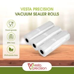 Uum Sealer Bags Rolls | 8"x50' 2 Pack | Ideal For Food Saver, Seal A Meal | BPA Free, Heavy Duty | Great For Food Vac Storage Or Sous Vide -Wilton Shop 412LVLRqJTL