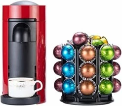 For Nespresso Pods Holder With Central Additional Pods Storage (Carousel-60+ Pods) -Wilton Shop 412RuBRmSOL. AC